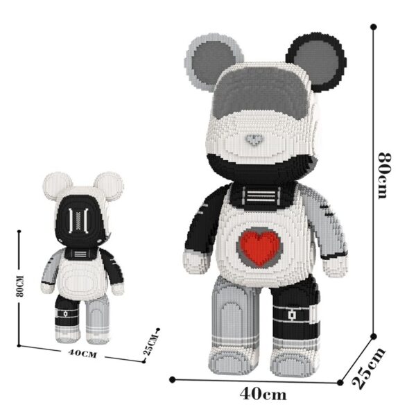 Big heart glow bear